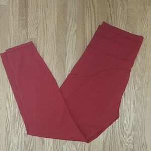 Red Zyia Leggings